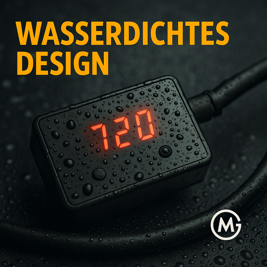 Auto Abgastemperaturanzeige digital mit Sensor für 4WD Turbo DE.