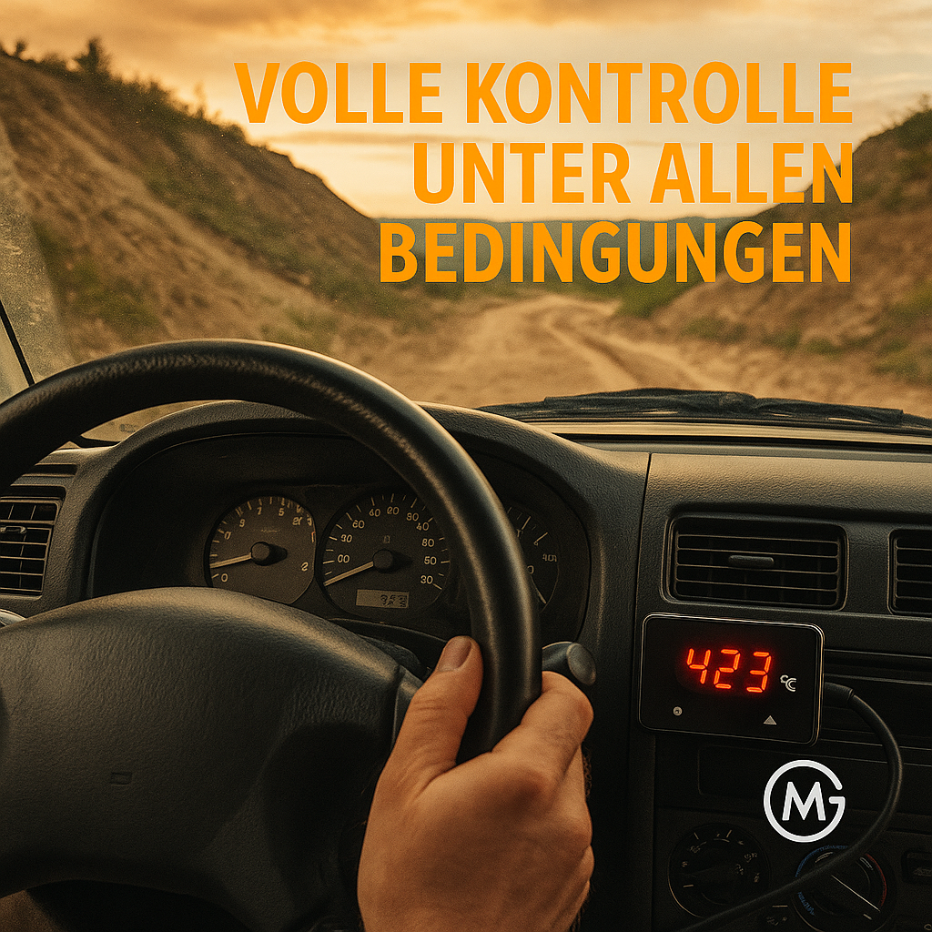 Auto Abgastemperaturanzeige digital mit Sensor für 4WD Turbo DE.
