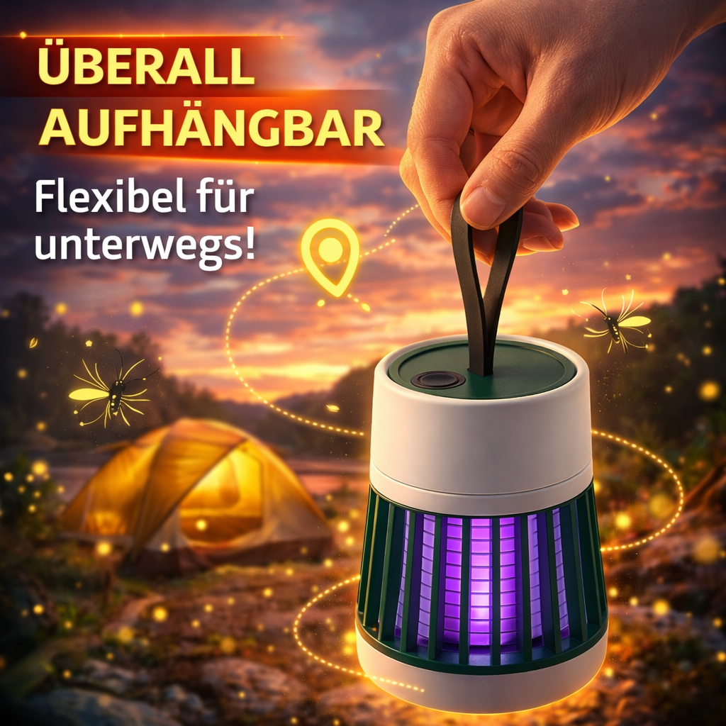Mückengard™ Insektenvernichter – Leise, chemiefrei & effektiv gegen Mücken & Co.