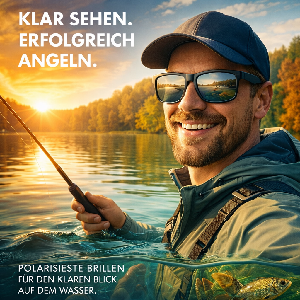 BITEVIEW™ | Polarisierte Premium Brille für Angler | Anti Reflexion Fishing Glasses