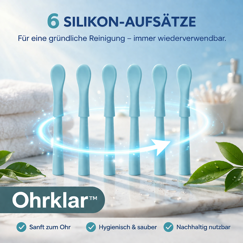 Ohrklar™ Intelligenter Ohrenreiniger mit HD Kamera | Ohrkamera | Wattestäbchen Ersatz