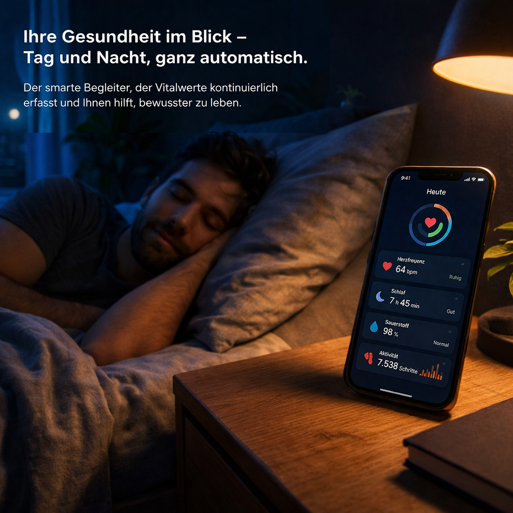 HumeBand™ Fitness Tracker ohne Display Smartband Smartwatch für Damen & Herren