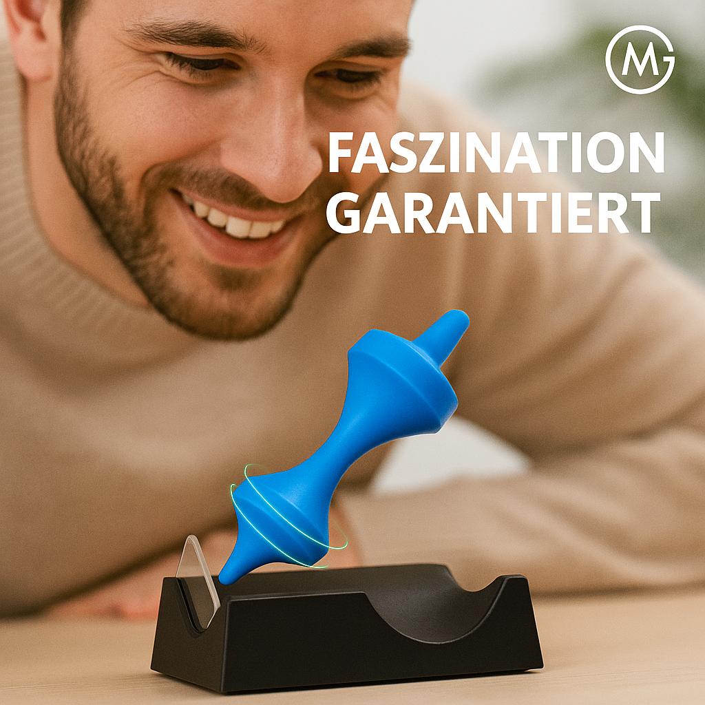 Schwebendes Magnet-Deko-Objekt rotierend ohne Batterie DE.