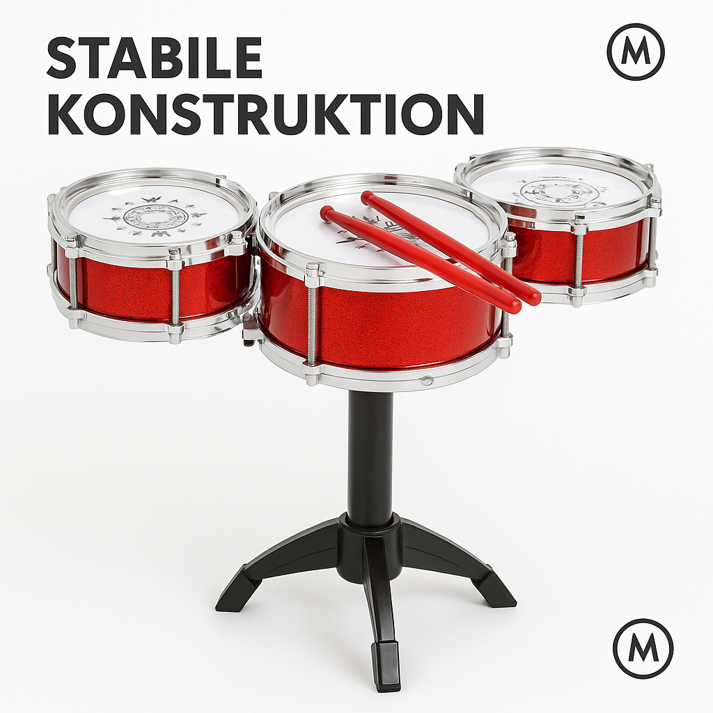 Kinder Schlagzeug Set Jazz Drums für Anfänger Spielzeug DE.