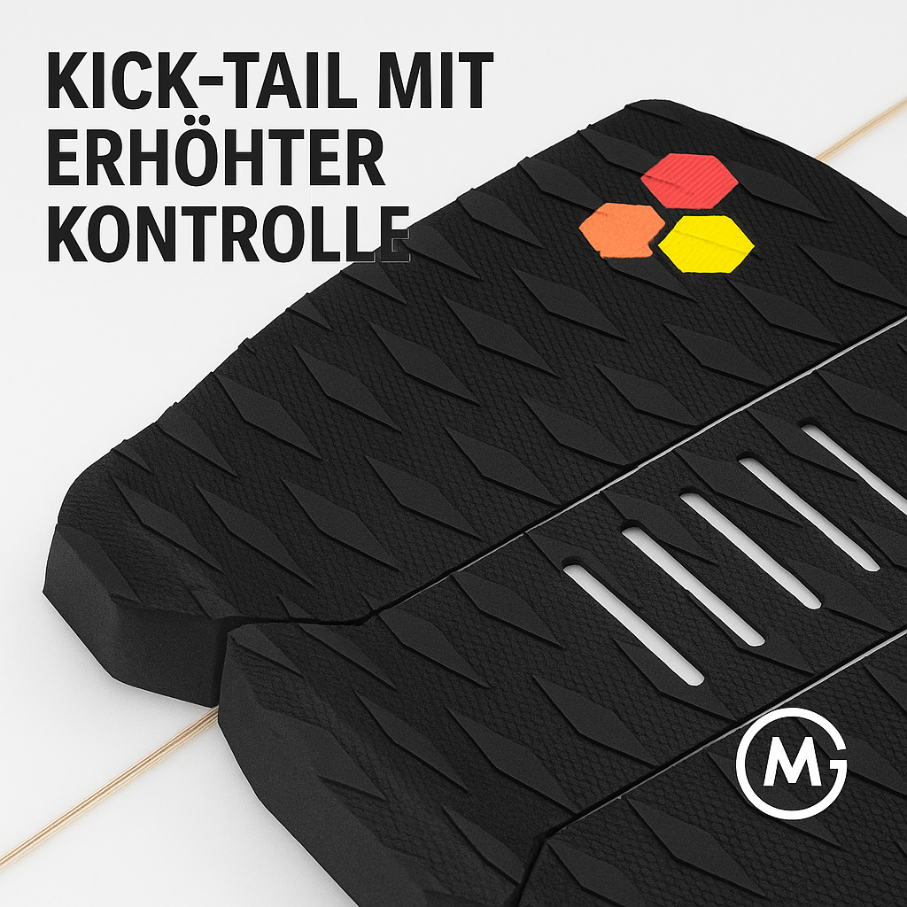 Surfboard Deck Pad rutschfest EVA 3-teilig stark haftend DE.