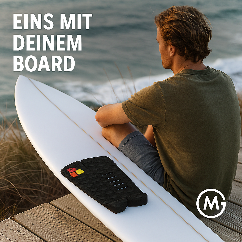 Surfboard Deck Pad rutschfest EVA 3-teilig stark haftend DE.