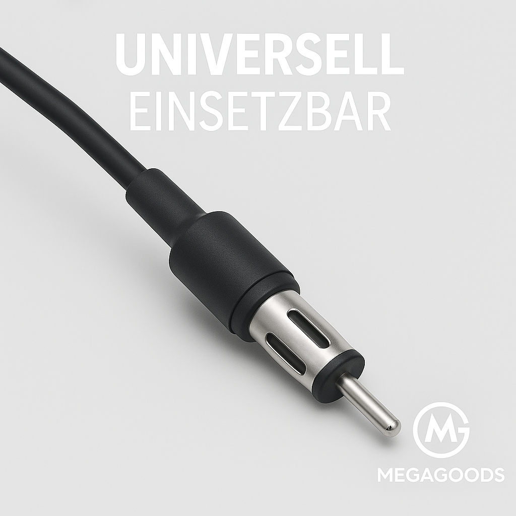Auto FM Antenne 3M Signalverstärker Universal für PKW Boot RV DE.