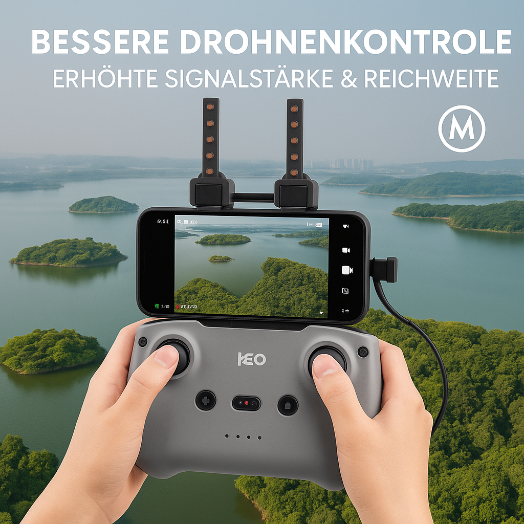 Signalverstärker Yagi Antenne für DJI Mini 4K 3 3Pro Mavic 3 Air 2 2S DE.