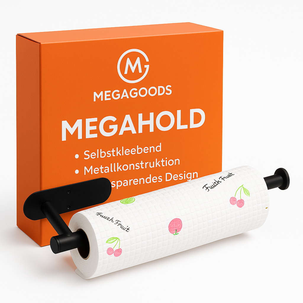 Küchenrollenhalter selbstklebend Tissue Hänger WC Papier Spender DE.