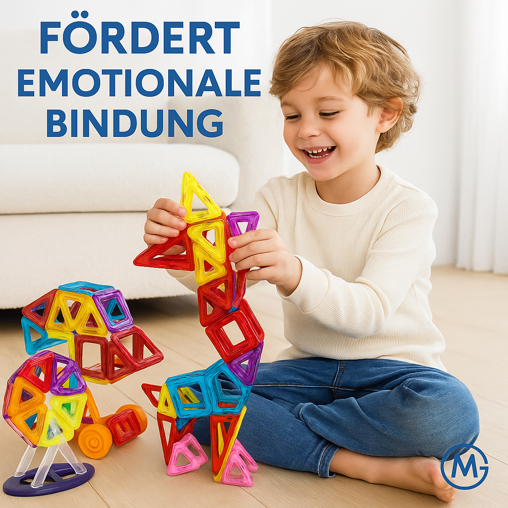 Magnetische Bausteine 64-tlg Set Kinder Konstruktionsspielzeug DE.