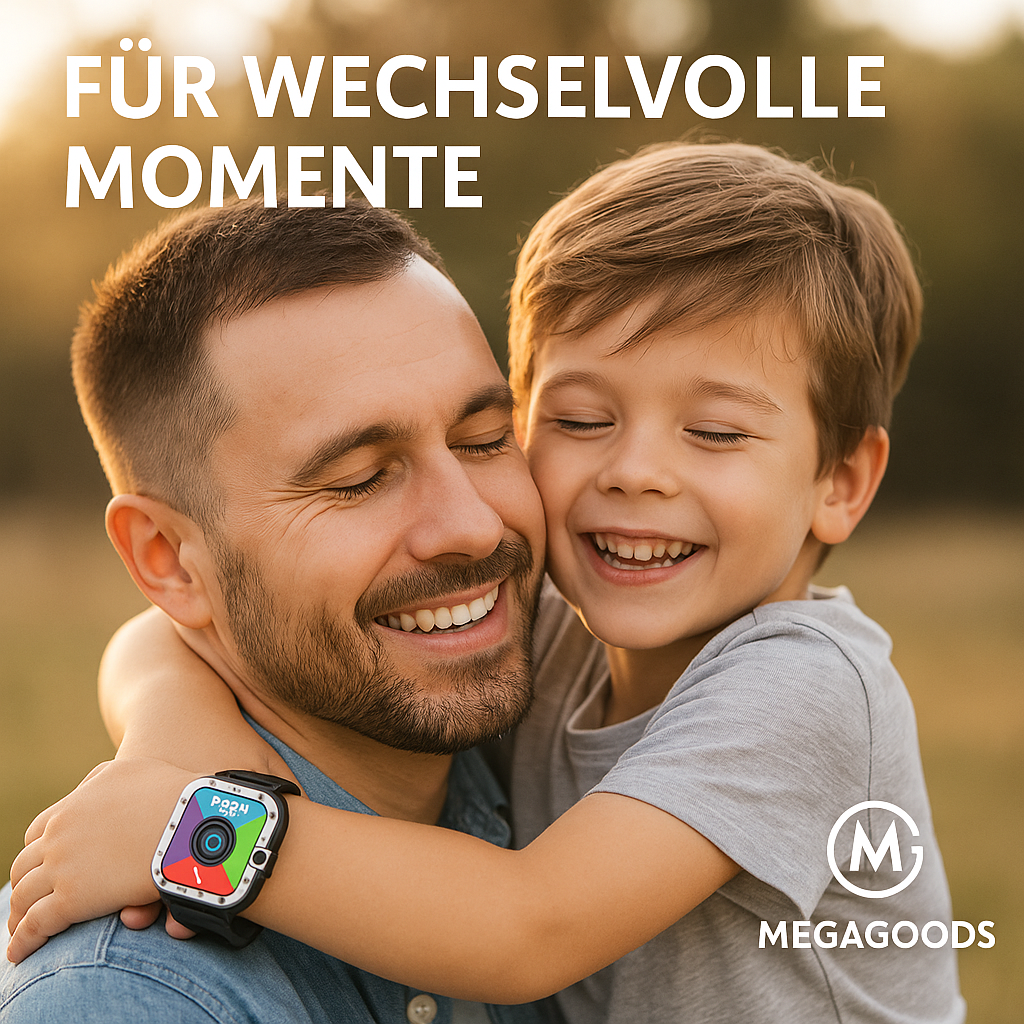 Valdus PGD Smartwatch Herren GPS 16GB 2GB NFC 4G Dual-Kamera DE.