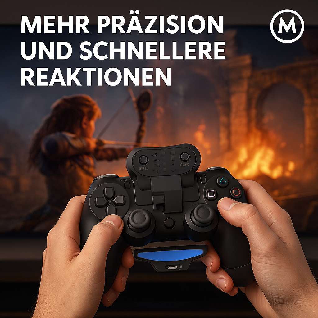 PS4 DualShock Back Button Adapter mit Turbo Funktion DE.