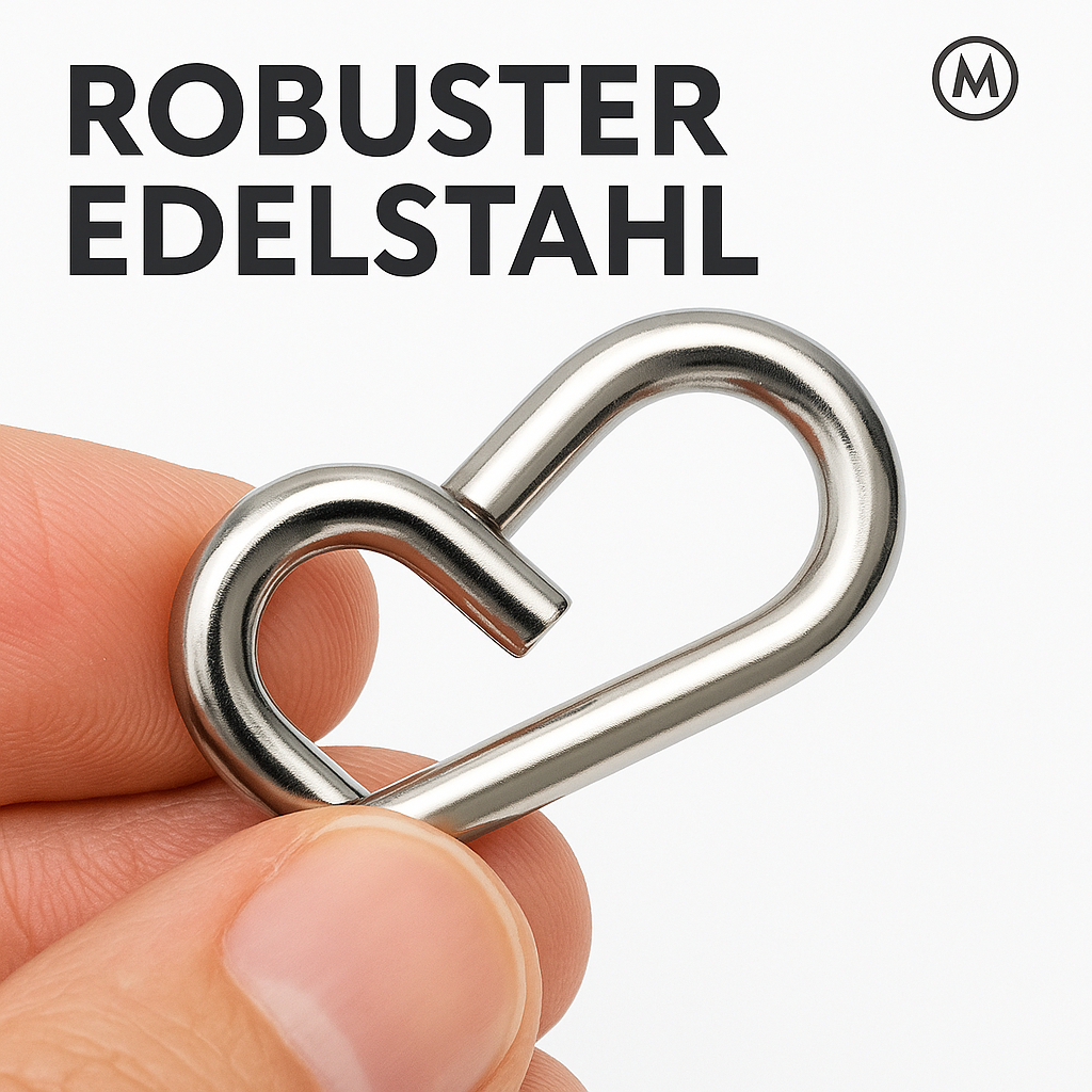 3D-Metallpuzzle Knobelspiel Geduldsspiel Gehirntraining DE.