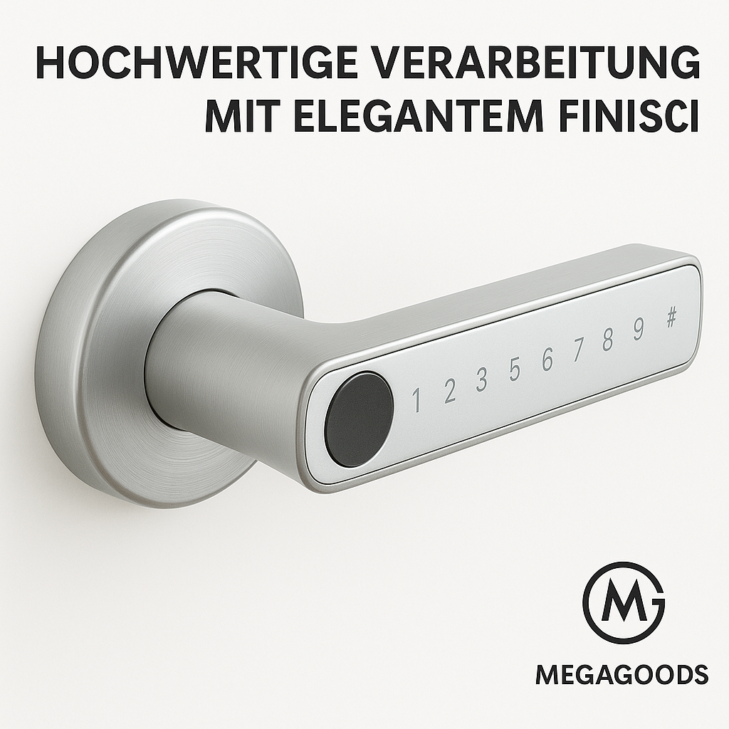 M5 Türschloss Fingerprint Bluetooth Code Keycard Smart DE.