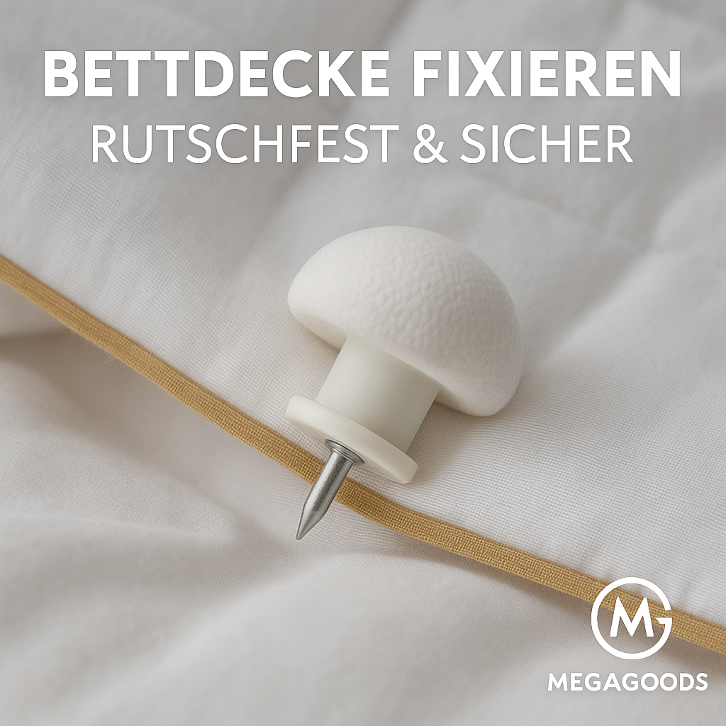 20er-Set Bettdeckenhalter rutschfest Fixierclips für Bettwäsche DE.