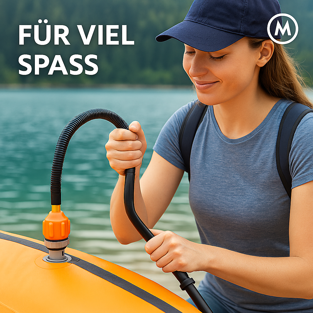 Luftventil Adapter SUP Ventiladapter Bootsventiladapter Schnelladapter DE.
