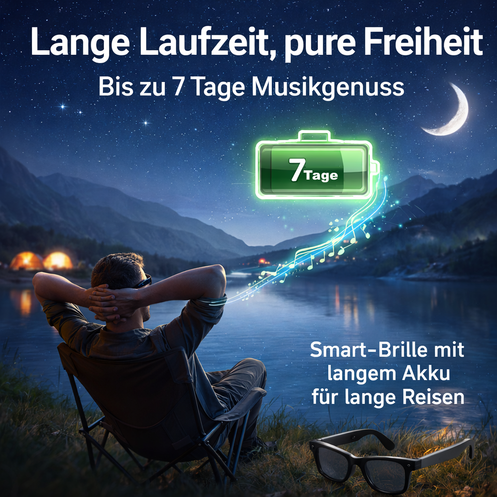 Norwiss™ Smart Glasses AI Bluetooth Brille Kamera Übersetzer KI Voice Assistant