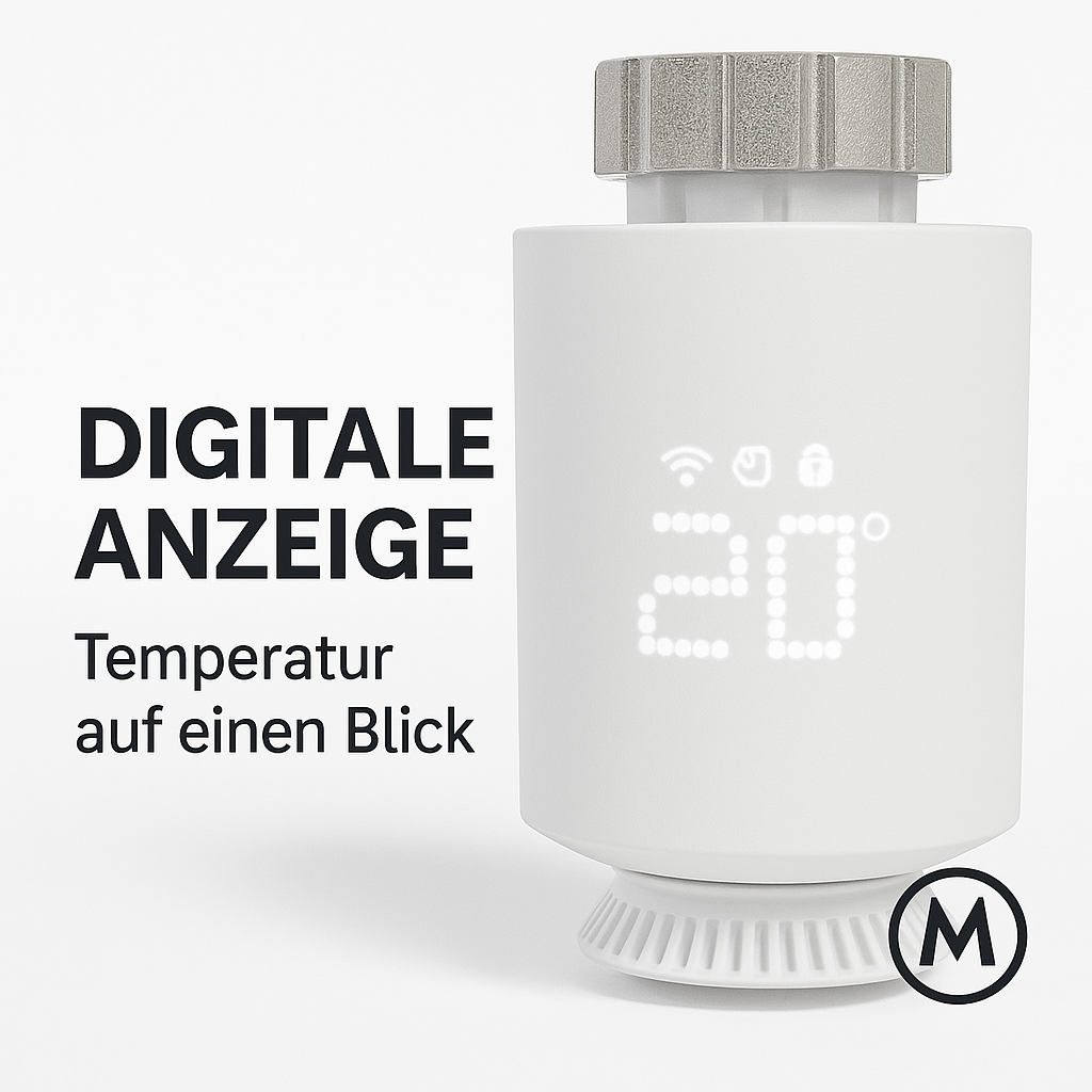 ZigBee 3.0 Smart Thermostat Heizkörperventil Alexa DE.