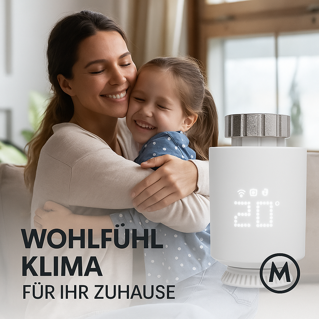 ZigBee 3.0 Smart Thermostat Heizkörperventil Alexa DE.