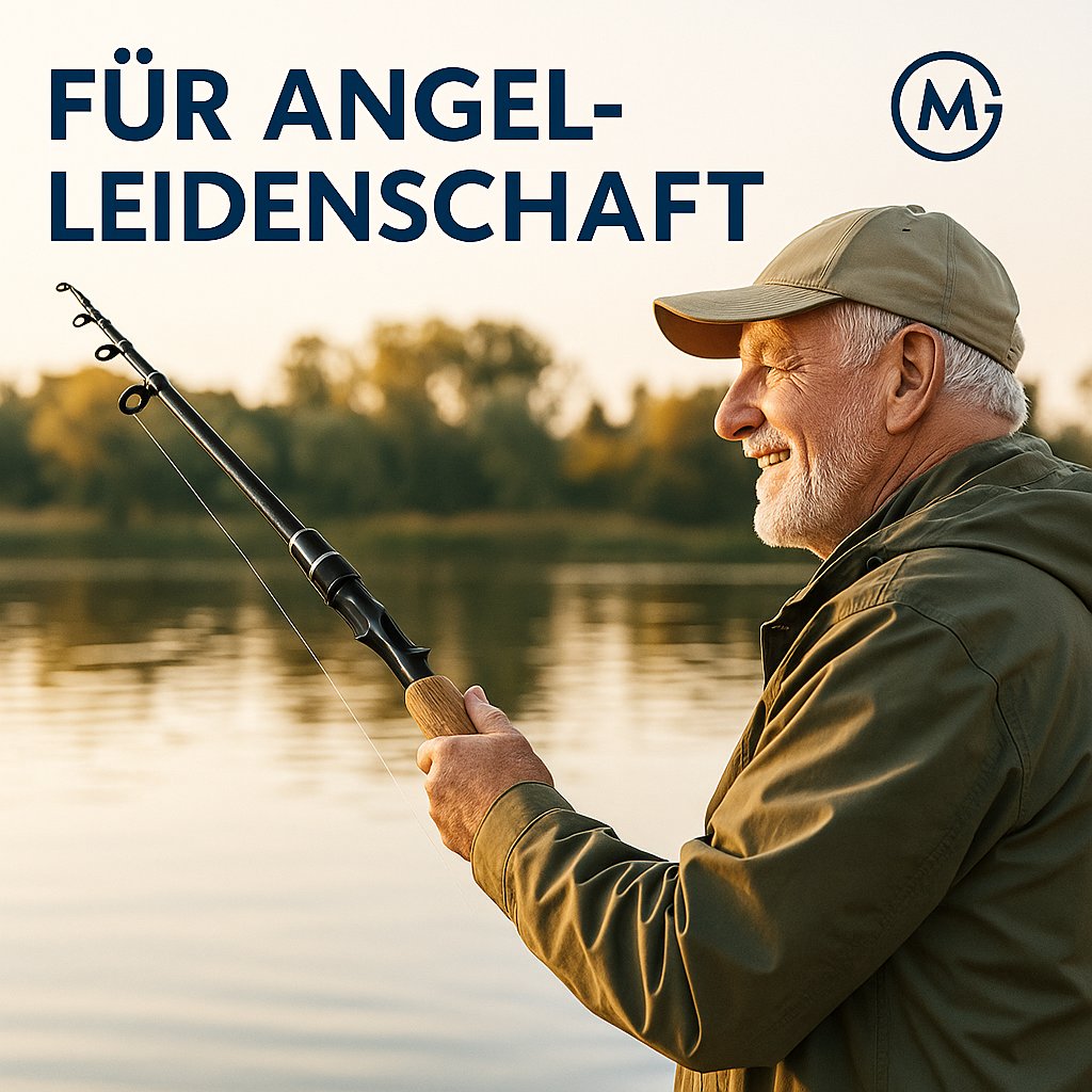 Baitcasting Rute teleskopisch Carbon 8-25 g Holzgriff leicht DE.