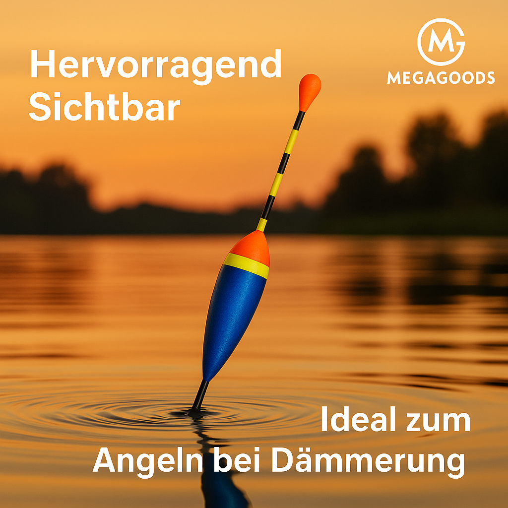 10er-Set Angelposen Mix Größe Farbe Schaumstoff Boje Zubehör DE.