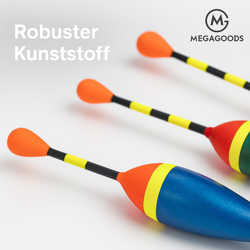 10er-Set Angelposen Mix Größe Farbe Schaumstoff Boje Zubehör DE.