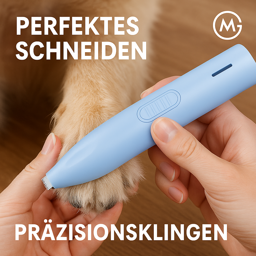 Elektrischer Hundehaartrimmer Profi für Pfoten Ohren Po Katze DE.