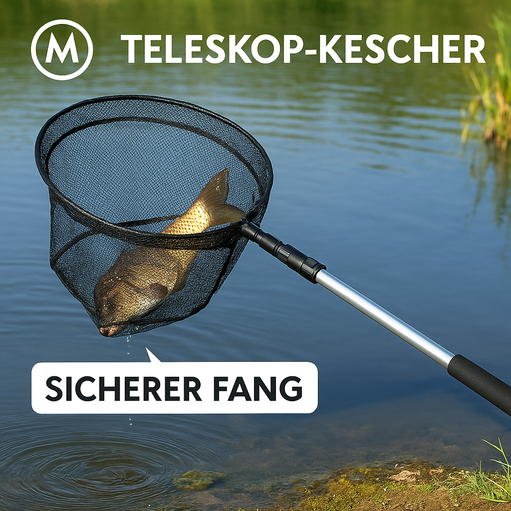 Sougayilang Kescher Teleskop 150 cm Aluminiumlegierung faltbar DE.