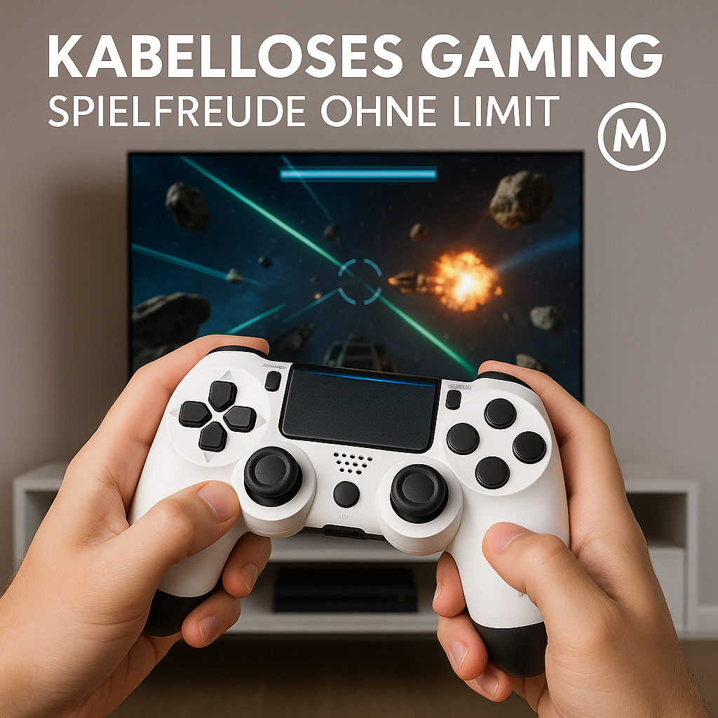 Wireless Game Controller für PS4 Slim Pro PC iOS Android DE.