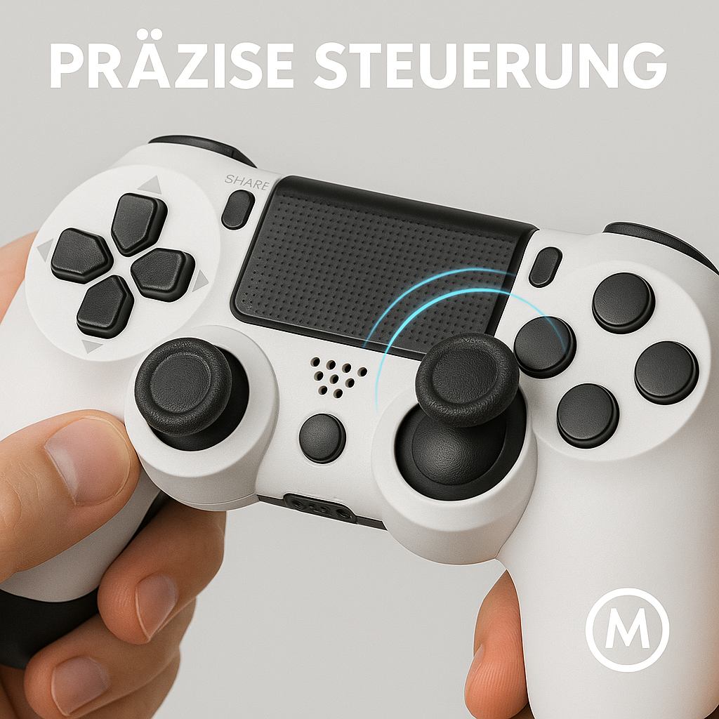Wireless Game Controller für PS4 Slim Pro PC iOS Android DE.