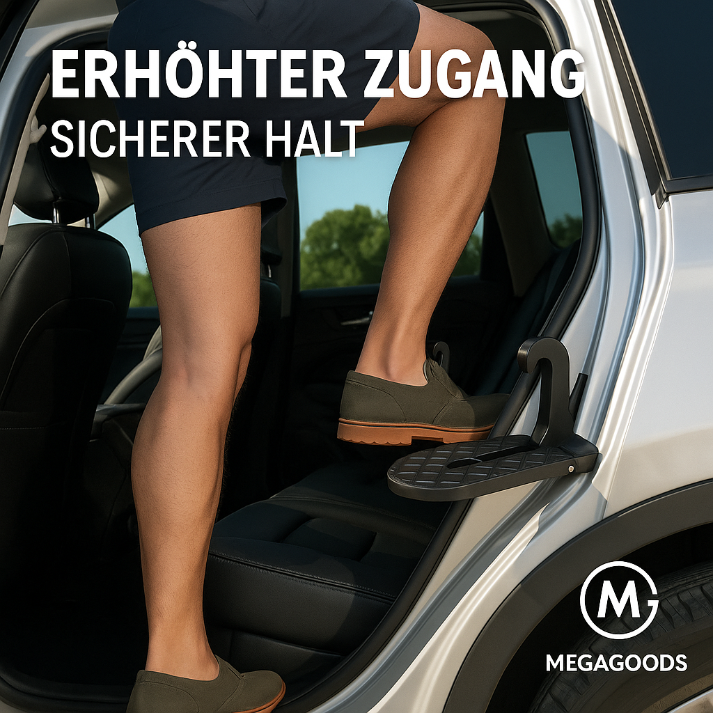 Auto Tür Trittstufe Aluminium universal Dachzugangshilfe DE.