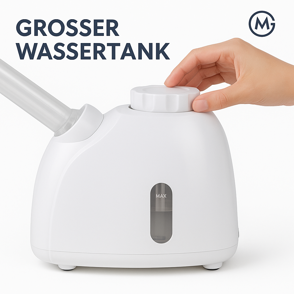 Ozon Gesichtsdampfer Warmnebel Luftbefeuchter Hautpflege Spa DE.