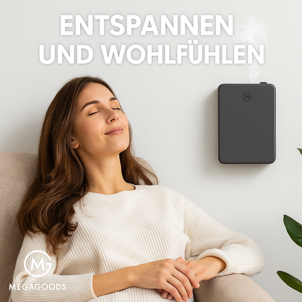 Aroma Diffuser Wandmontage App-Steuerung Hotel Duftspender DE.