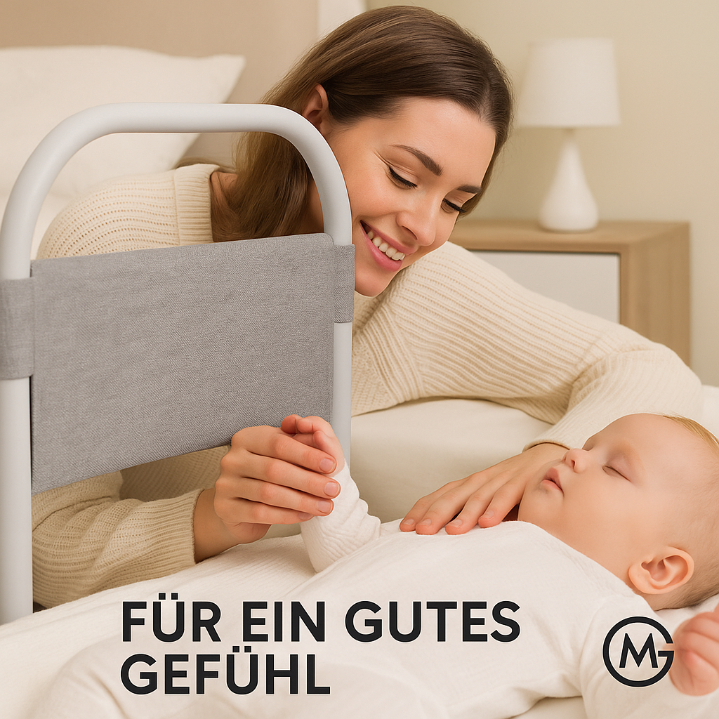 Baby Bettgitter 47 cm Kinder Schutzgitter Rausfallschutz DE.