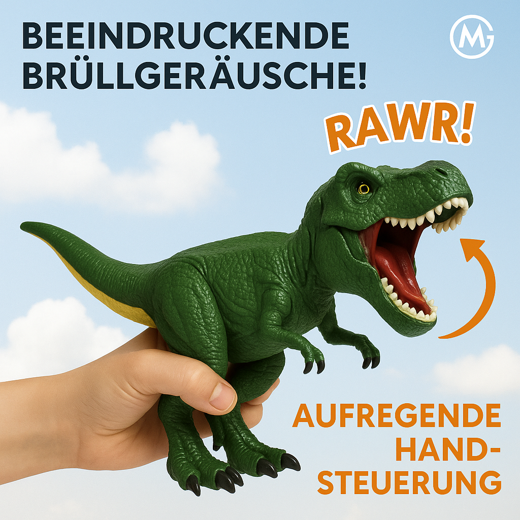T-Rex Dino Fidget Spielzeug mit Federmechanismus für Kinder DE.