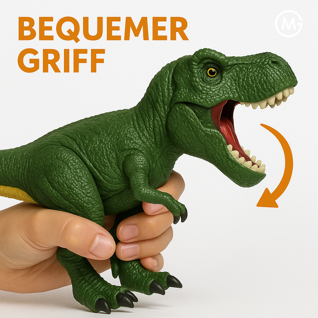 T-Rex Dino Fidget Spielzeug mit Federmechanismus für Kinder DE.