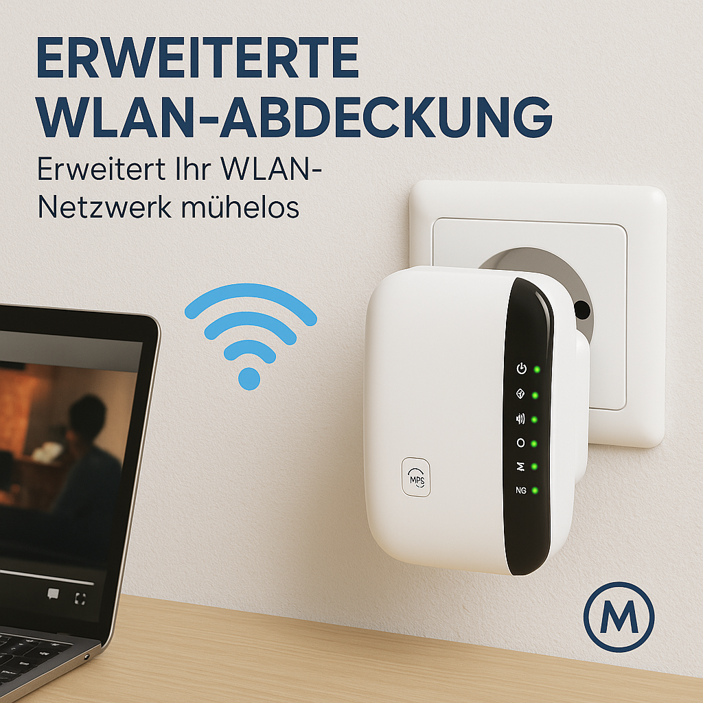 WLAN Repeater 300 Mbit/s Signalverstärker 802.11N für Zuhause DE.