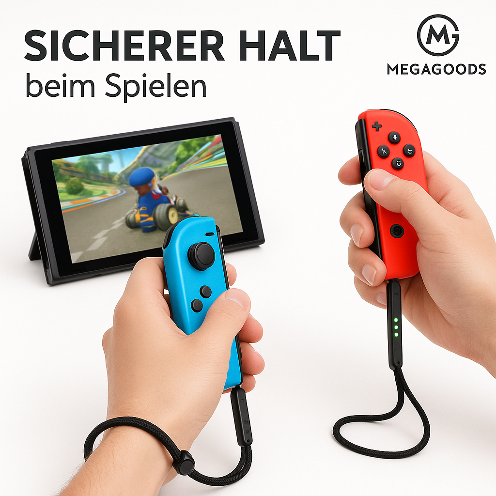 Switch OLED Gamepad Controller Joy-Con Handgelenkband DE.