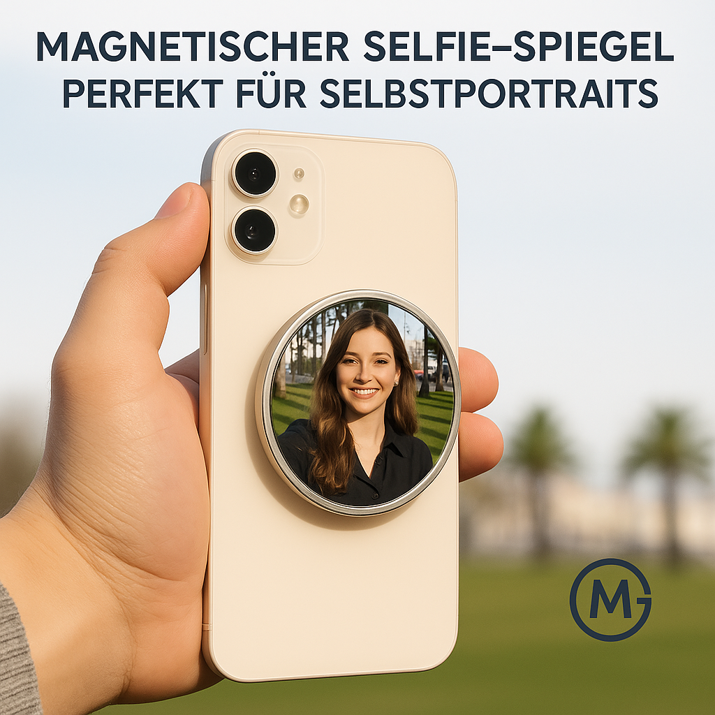 Magnetischer Selfie-Spiegel für iPhone 15 14 13 Pro Max DE.