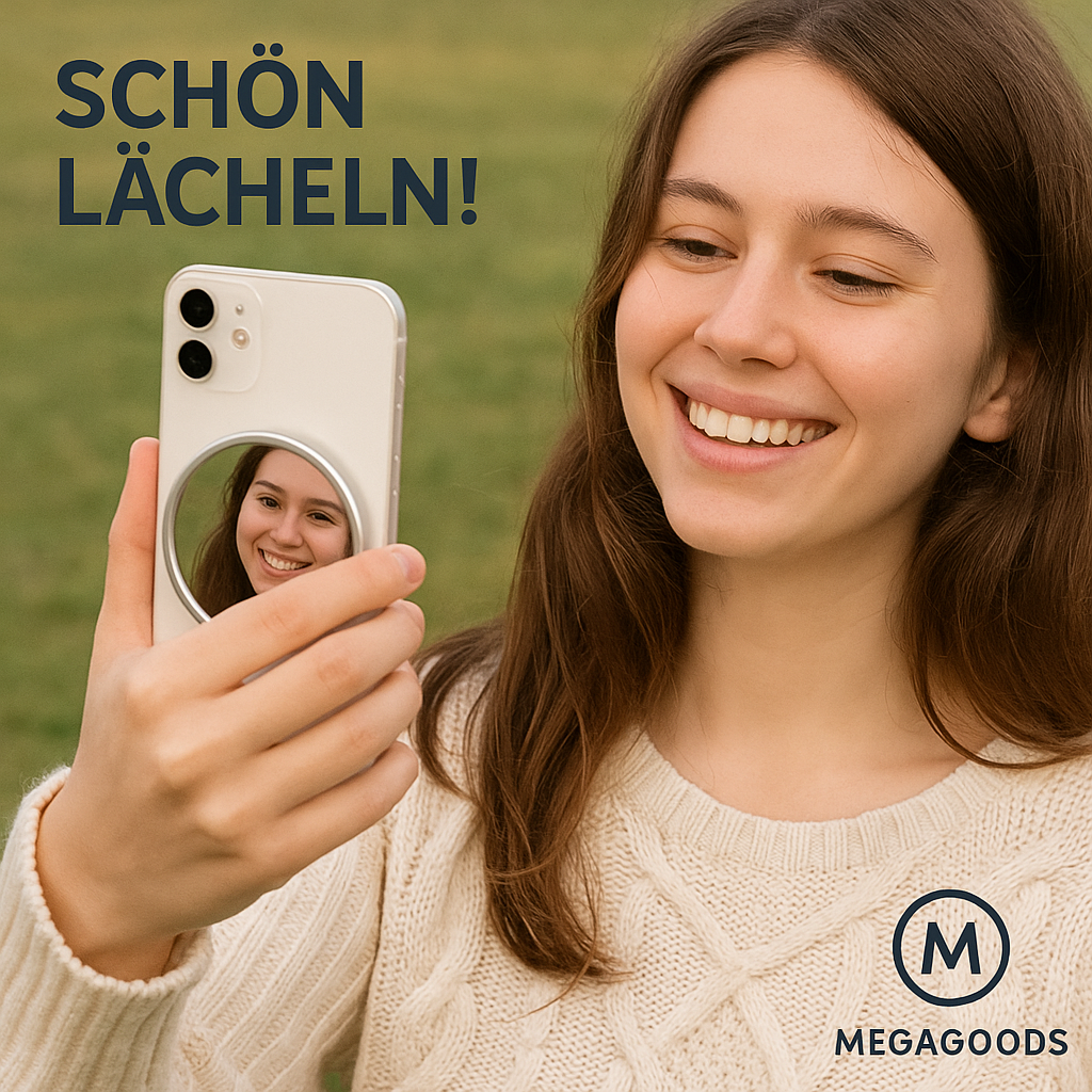 Magnetischer Selfie-Spiegel für iPhone 15 14 13 Pro Max DE.