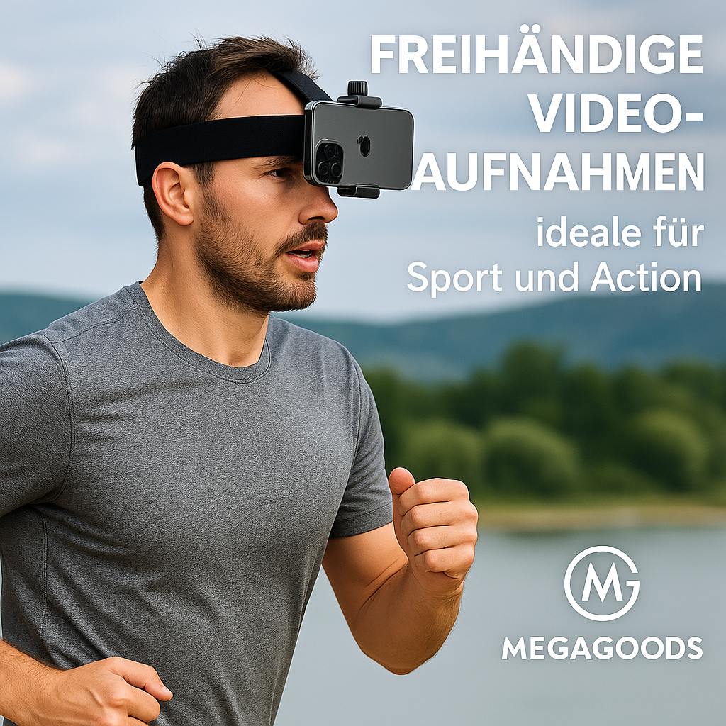 Handy Brustgurt Halterung Set mit Kopfband für Action-Aufnahmen DE.