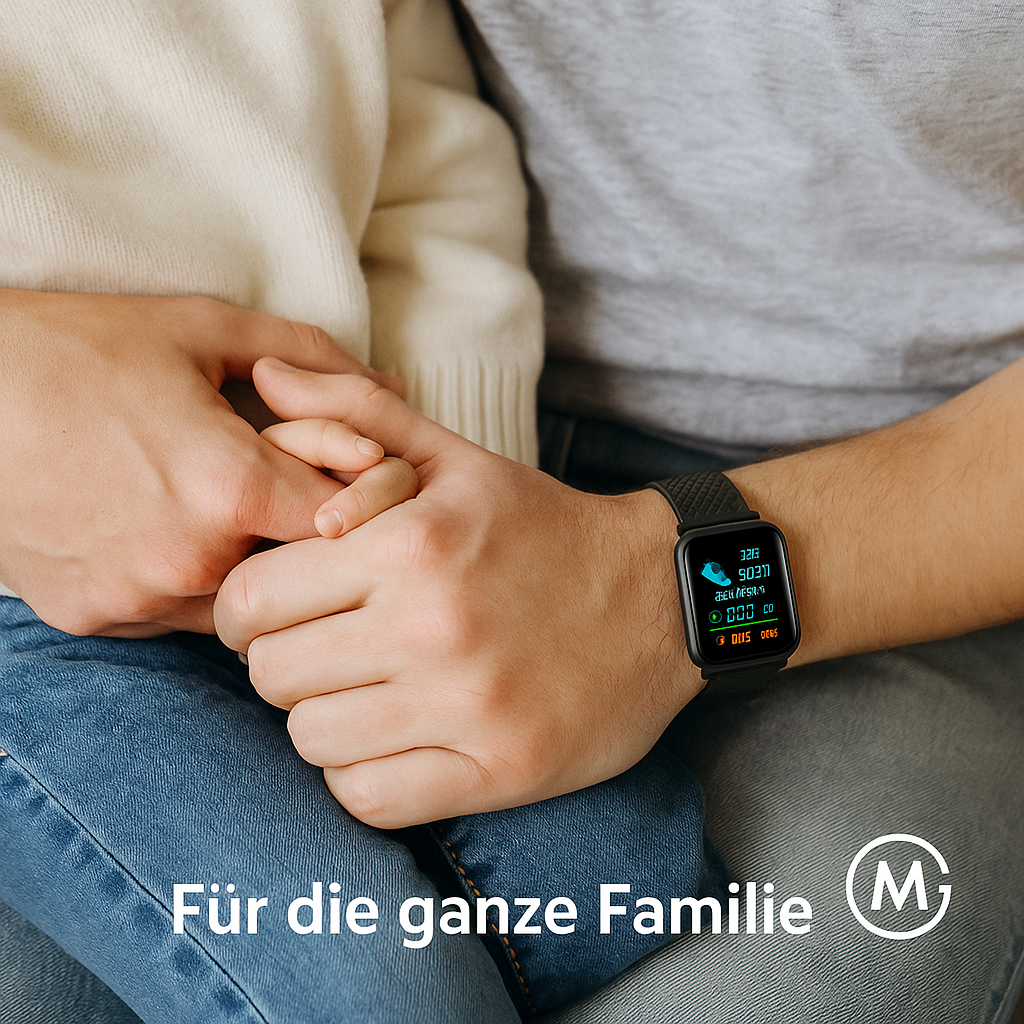 Smartwatch D13 116Plus für Damen Herren Kinder mit Musiksteuerung DE.