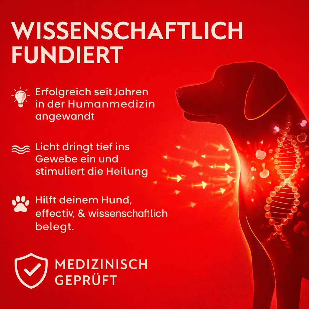 PawHeat™ Rotlicht Therapiematte perfekt für Hunde mit Arthrose & Rückenproblemen