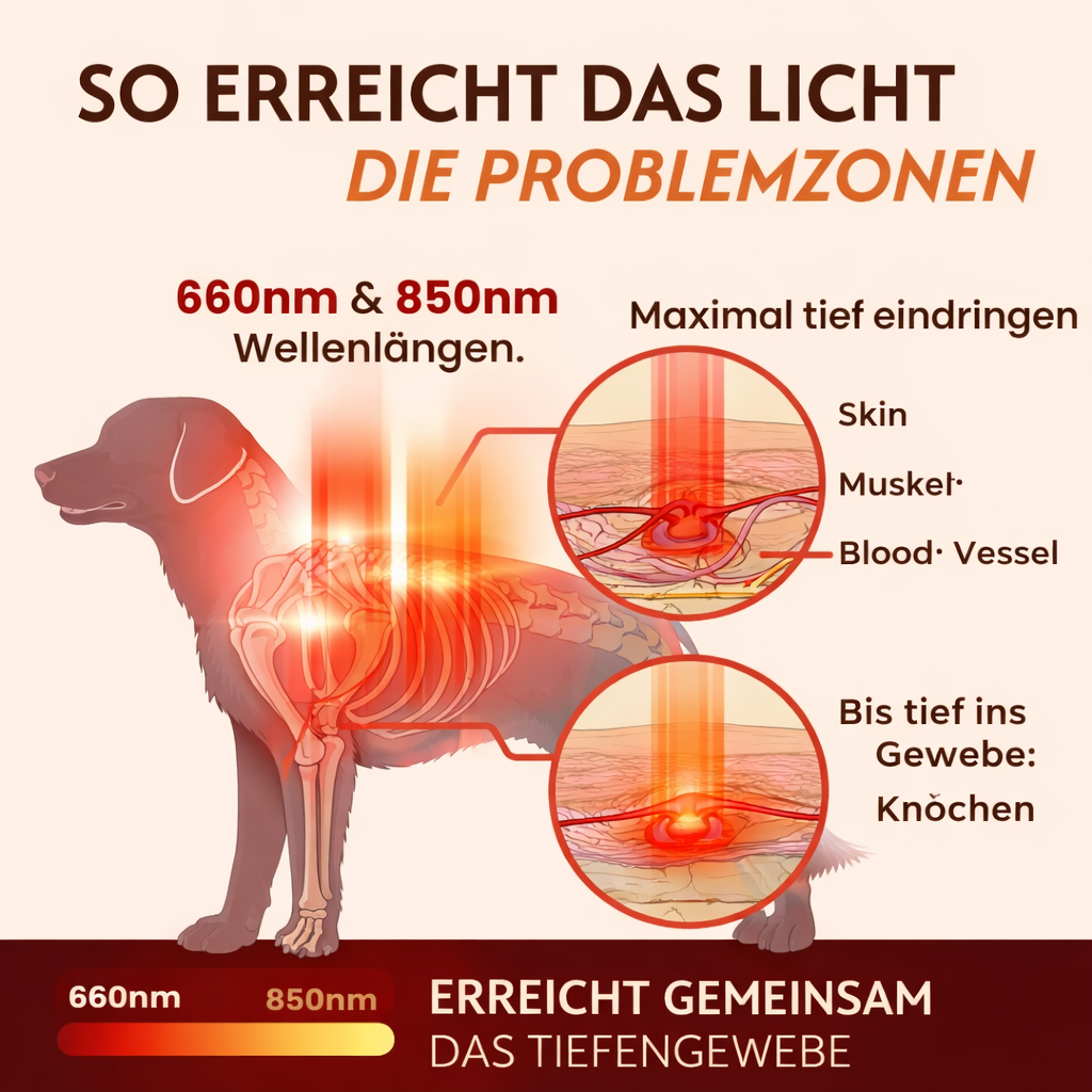 PawHeat™ Rotlicht Therapiematte perfekt für Hunde mit Arthrose & Rückenproblemen