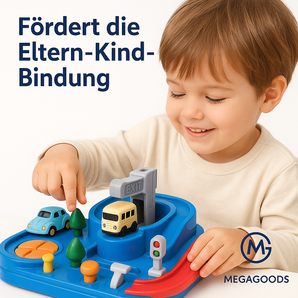 Rennbahn Spielset Kinder Interaktives Abenteuer Mechanisch DE.