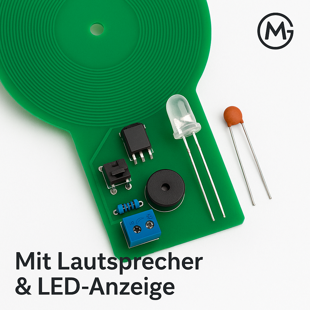 DIY-Metalldetektor Bausatz 60mm Sensor Platine 3V-5V Elektronik DE.