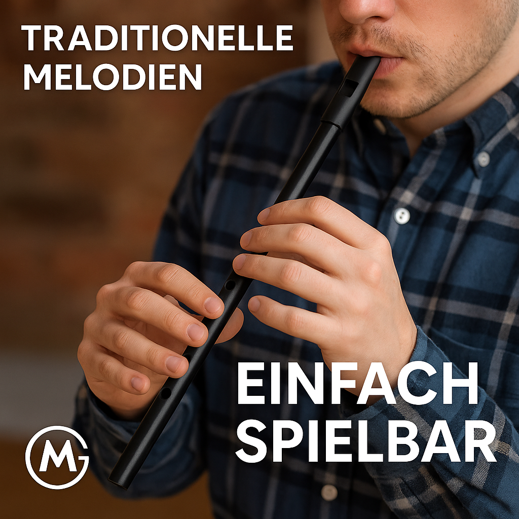 Miwayer Irish Whistle Flöte C-Dur 6 Löcher Traditionelle Musik DE.