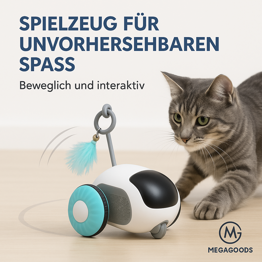 Smart Katzenspielzeug Auto Modus Fernbedienung Interaktiv DE.