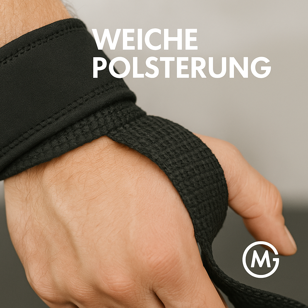 Lifting Straps Handgelenkbandagen rutschfest für Krafttraining DE.