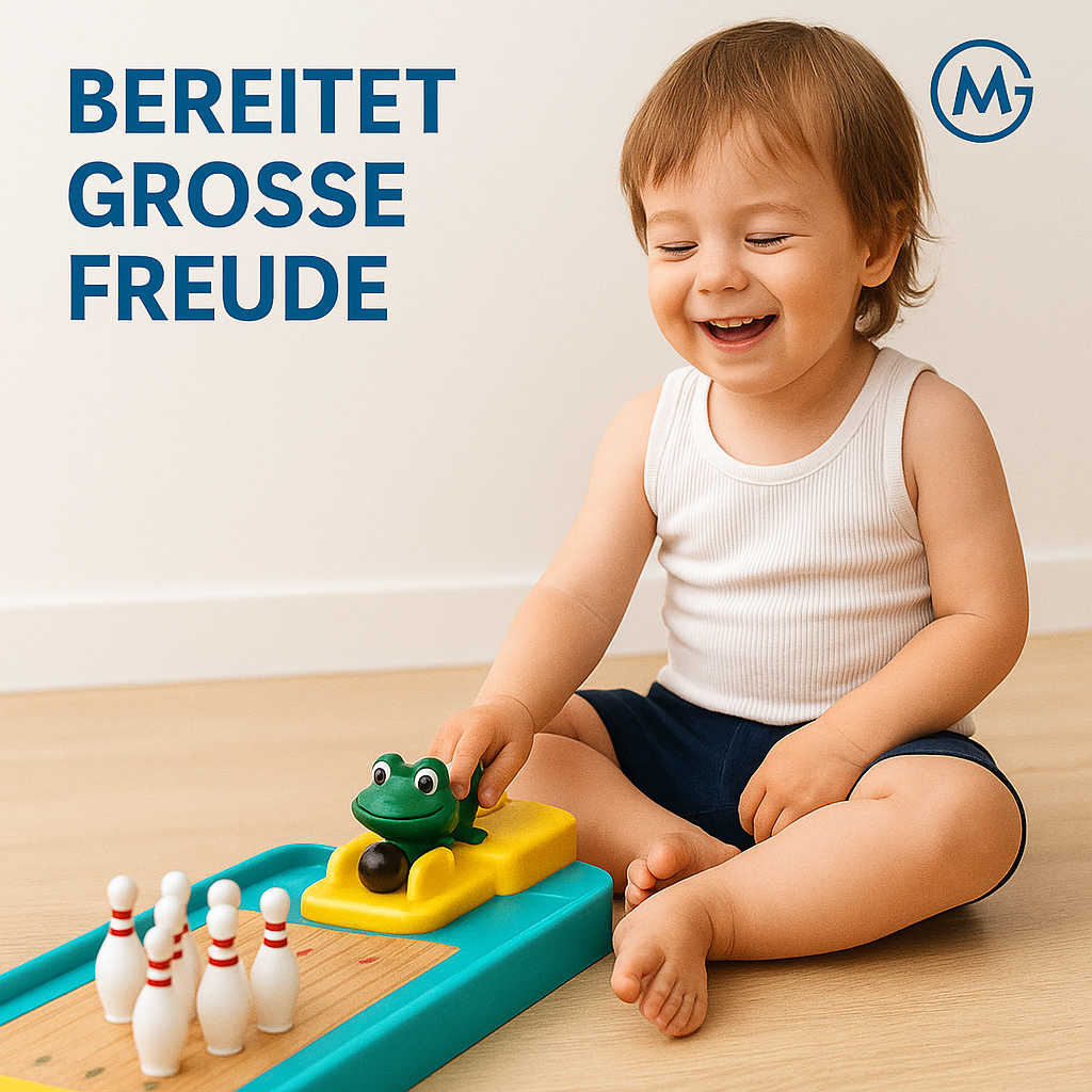 Mini-Bowling Set Tischspiel Kinder Erwachsene Indoor Spaß DE.